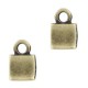 Cymbal ™ DQ metal ending Piperi for Tila beads - Antique bronze