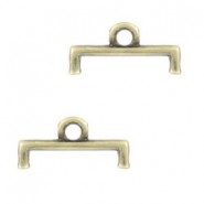 Cymbal ™ Terminal metálicos DQ Topolia Ii para Miyuki 11/0 Delica - Bronce viejo