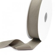 Elastisch lint Ibiza 25mm Metallic taupe