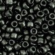 Glasperlen rocailles 6/0 (4mm) Metallic dark anthracite