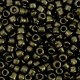 Seed beads 8/0 (3mm) Metallic chrome green