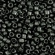 Seed beads 8/0 (3mm) Metallic dark anthracite