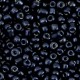 Seed beads 8/0 (3mm) Metallic night blue