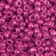 Seed beads 8/0 (3mm) Metallic shine cerise pink