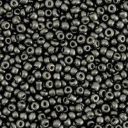 Seed beads 11/0 (2mm) Metallic anthracite