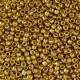 Glas rocailles kralen 11/0 (2mm) Metallic shine gold