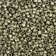 Seed beads 11/0 (2mm) Metallic champagne grey