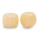 Rondelle Glass beads 8mm Nude peach