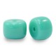 Rondelle Glass beads 8mm Seafoam green