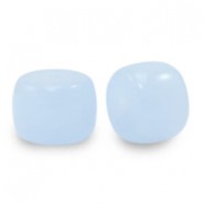 Rondellen 8mm glaskralen Soft blue