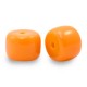 Rondelle Glass beads 8mm Orange