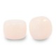 Glasperlen 8mm Rondellen Light peach pink