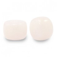 Rondelle Glass beads 8mm Light vintage pink