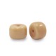 Rondelle Glass beads 6mm Nude brown