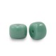 Rondellen 6mm glaskralen Sea green