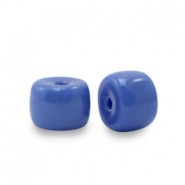 Rondellen 6mm glaskralen Princess blue