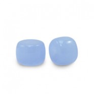 Glasperlen 6mm Rondellen Soft blue