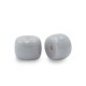 Rondelle Glass beads 6mm Grey