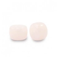 Rondellen 6mm glaskralen Light peach pink