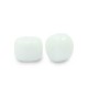 Rondelle Glass beads 6mm White