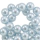 Top quality glass pearl beads 8mm Ice blue