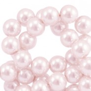 Top quality glass pearl beads 8mm Light pink