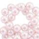 Top quality glass pearl beads 8mm Light pink