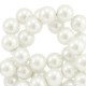 Top quality glass pearl beads 6mm Off white