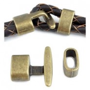 Metall Haken Verschluss 20x22mm - Antik Bronze